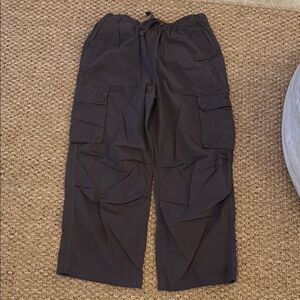 TALENTLESS Gray Cargo Pants with Relaxed Fit